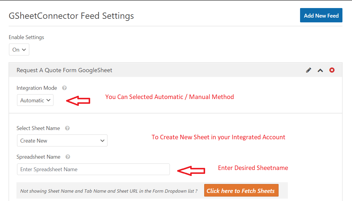WPForms Google Sheet Enable Feed Working with WPForms GSheetConnector PRO