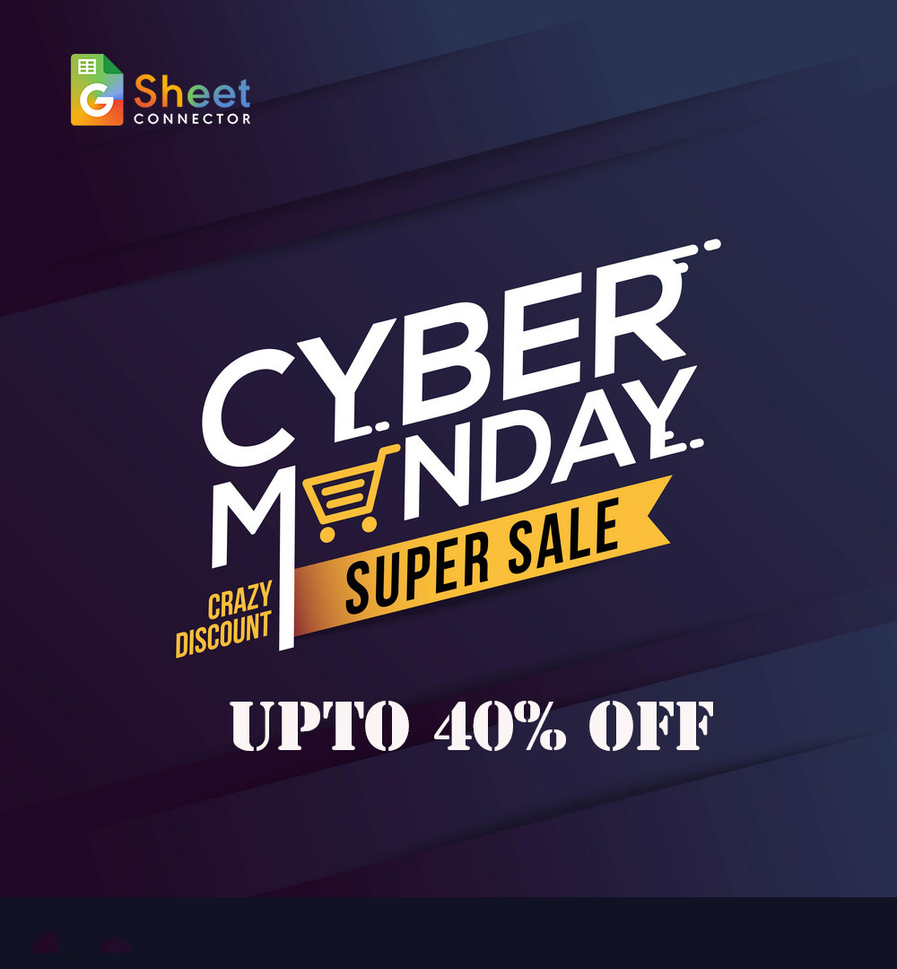 cyber monday sale GSheet Cyber Monday 2019 Sale