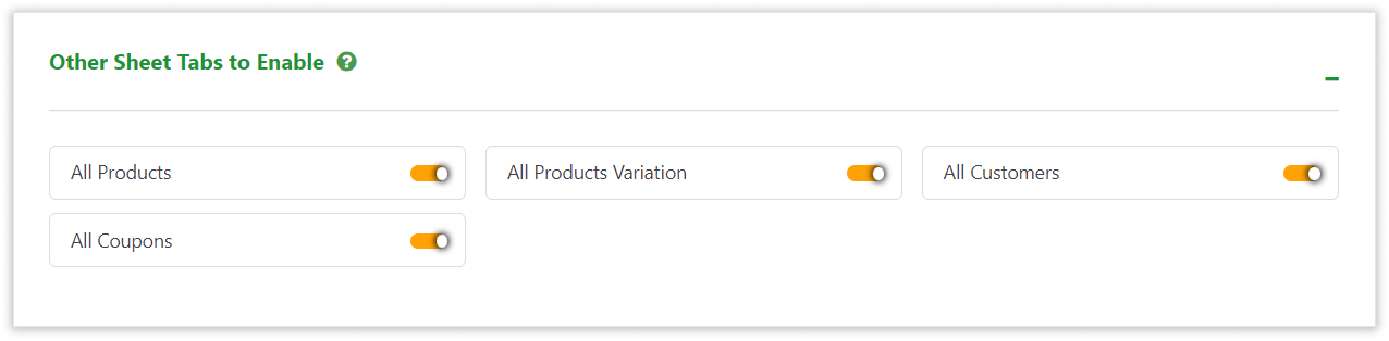 WooCommerce GSheetConnector - All Products - All Orders....