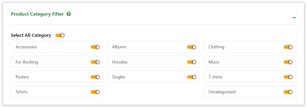 WooCommerce GSheetConnector - Product Catogory Filter