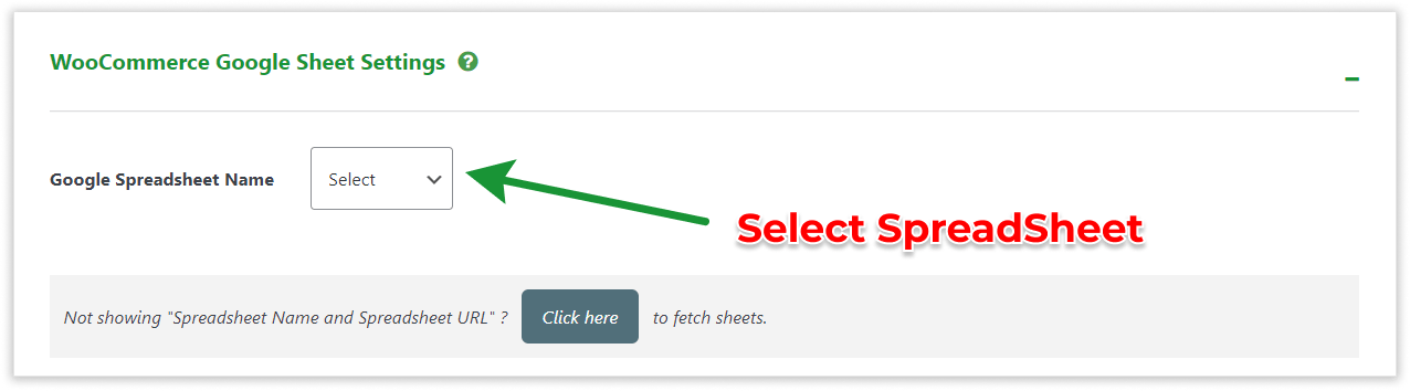 WooCommerce GSheetConnector - WooCommerce Google Sheet Setting