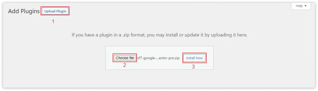 CF7 GoogleSheet Connector