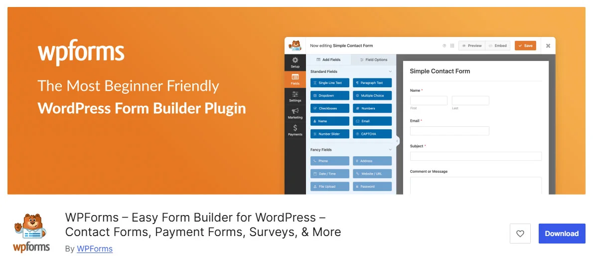 WordPress WPForms