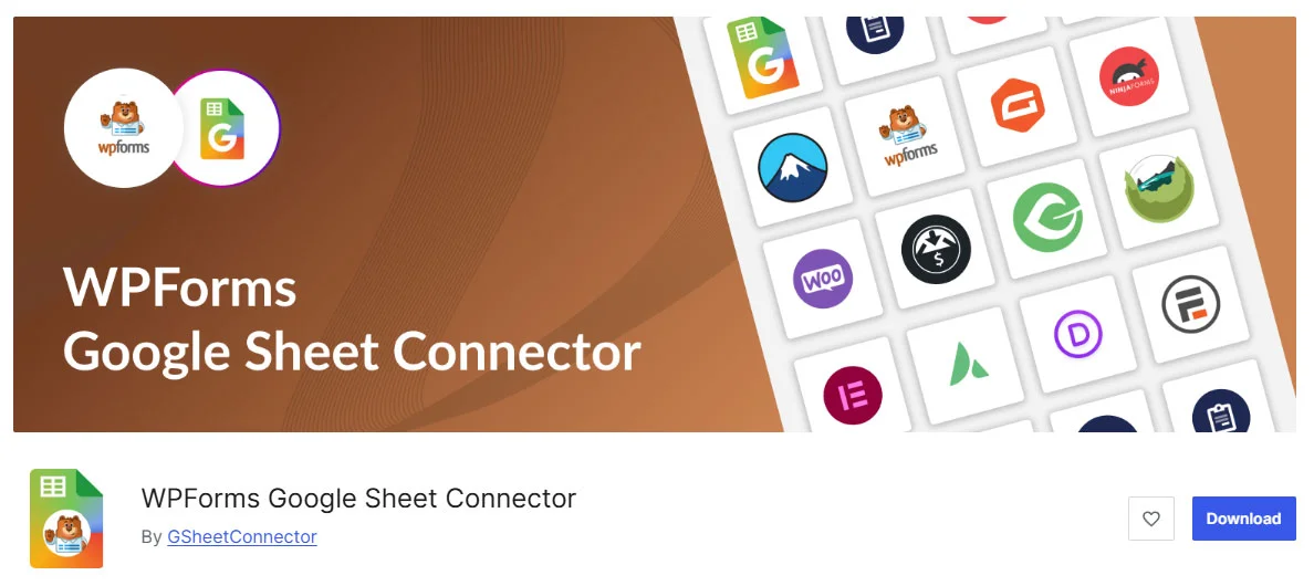 WPForms Google SheetConnector Plugin