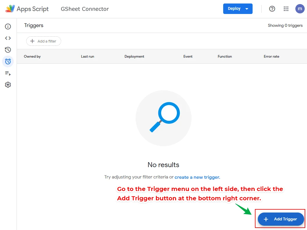 Enable Email Notifications for Google Sheets