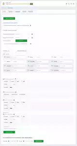 Feed Setting Page