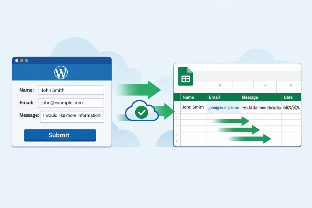Automate WordPress forms to Google Sheets
