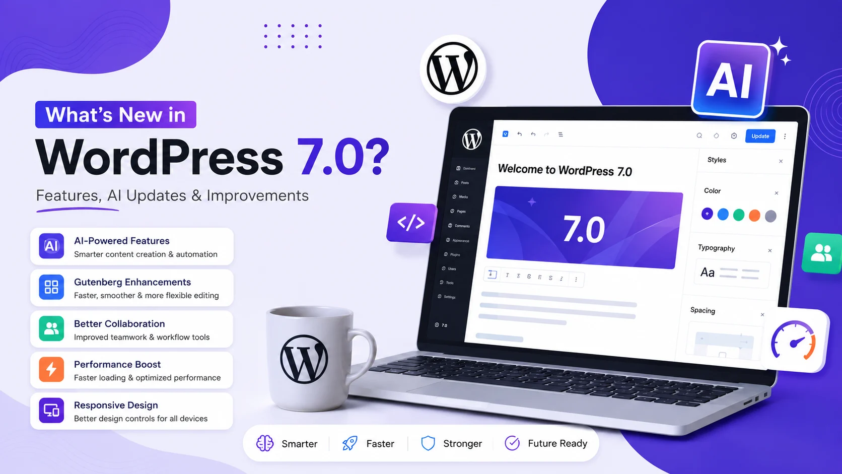 What’s New in WordPress 7.0? Features, AI Updates & Improvements