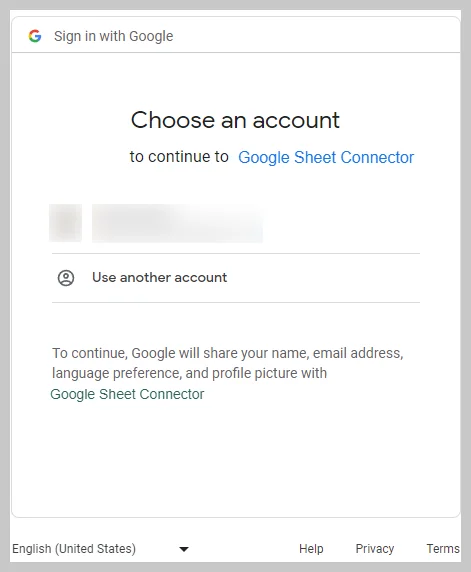 Manual Google Integration Setup in GSheetConnector
