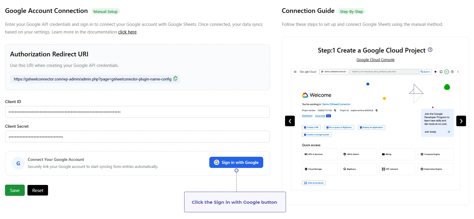 Google Sign-In page prompting the user to authenticate with their Google account