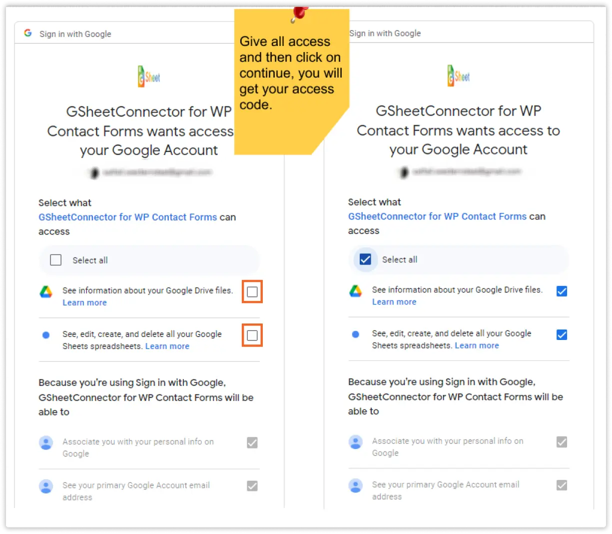 Manual Google API Integration guide screenshot