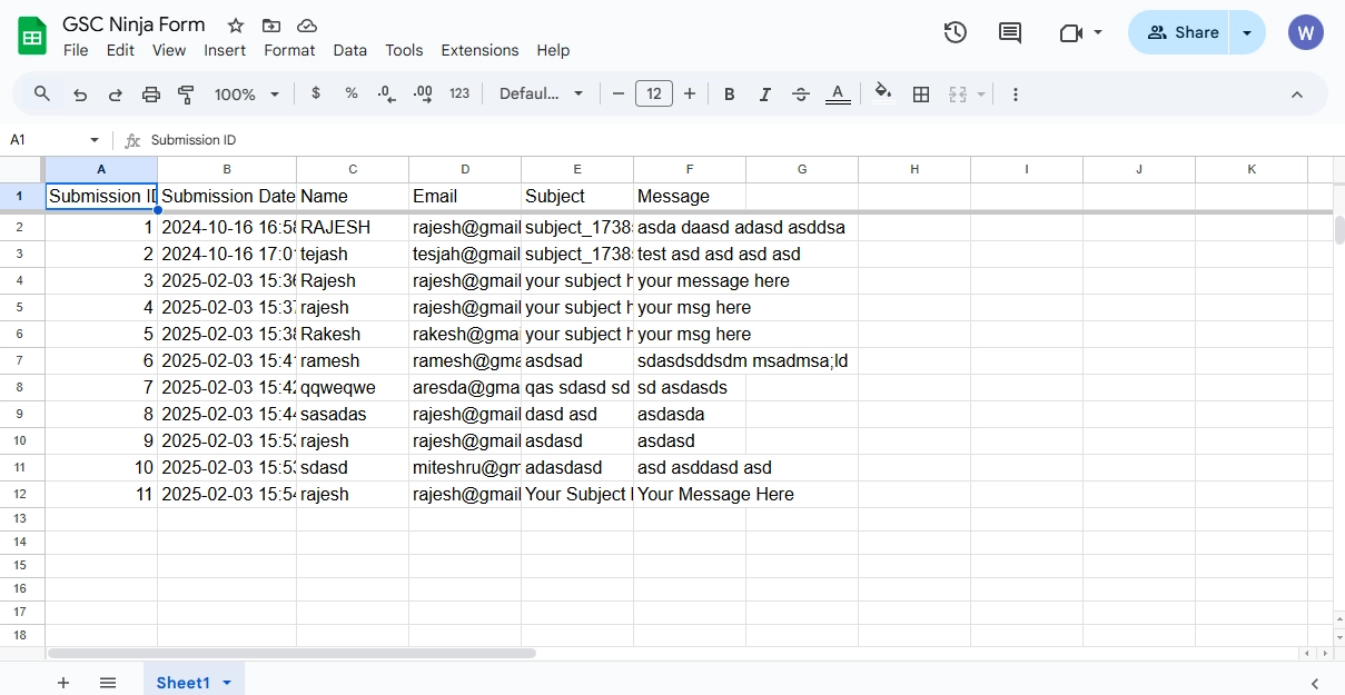 Service Account Setting Pro Version – Google Sheet Connector Google Sheet Connector Elementor Form - Google Sheet feed Entry